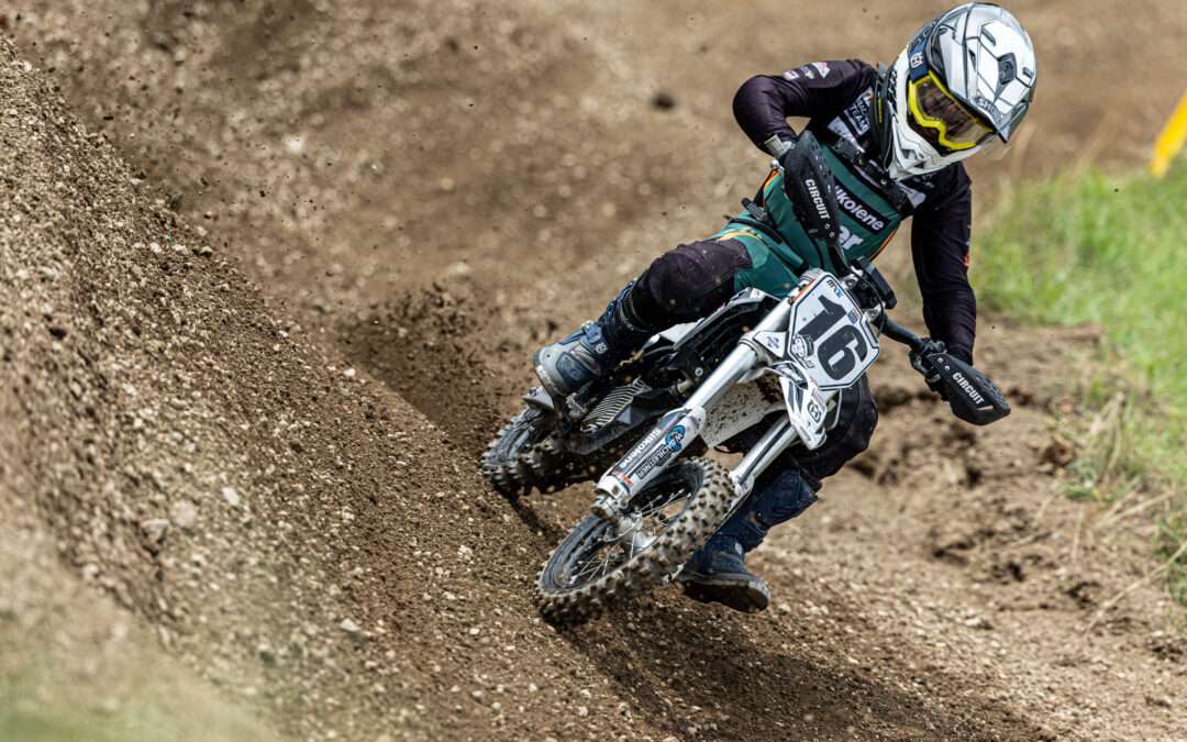 Henrik beim Finale der MX-E Rennserie in Loket (CZ)