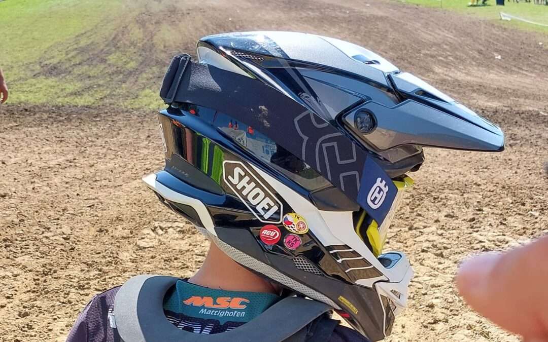 Henrik am Start des Motocross OÖ Cup in Seitenstetten